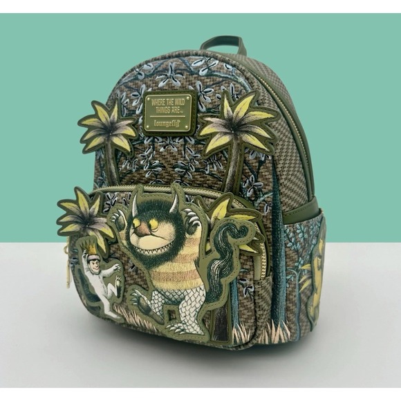 NWT Loungefly Max & The Wild Things Children's Classic Backpack - Picture 2 of 9